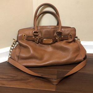 Michael Kors Brown leather crossbody